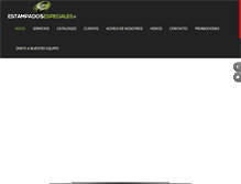 Tablet Screenshot of estampadosespeciales.com.mx